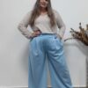 PANTALÓN SARAY CELESTE