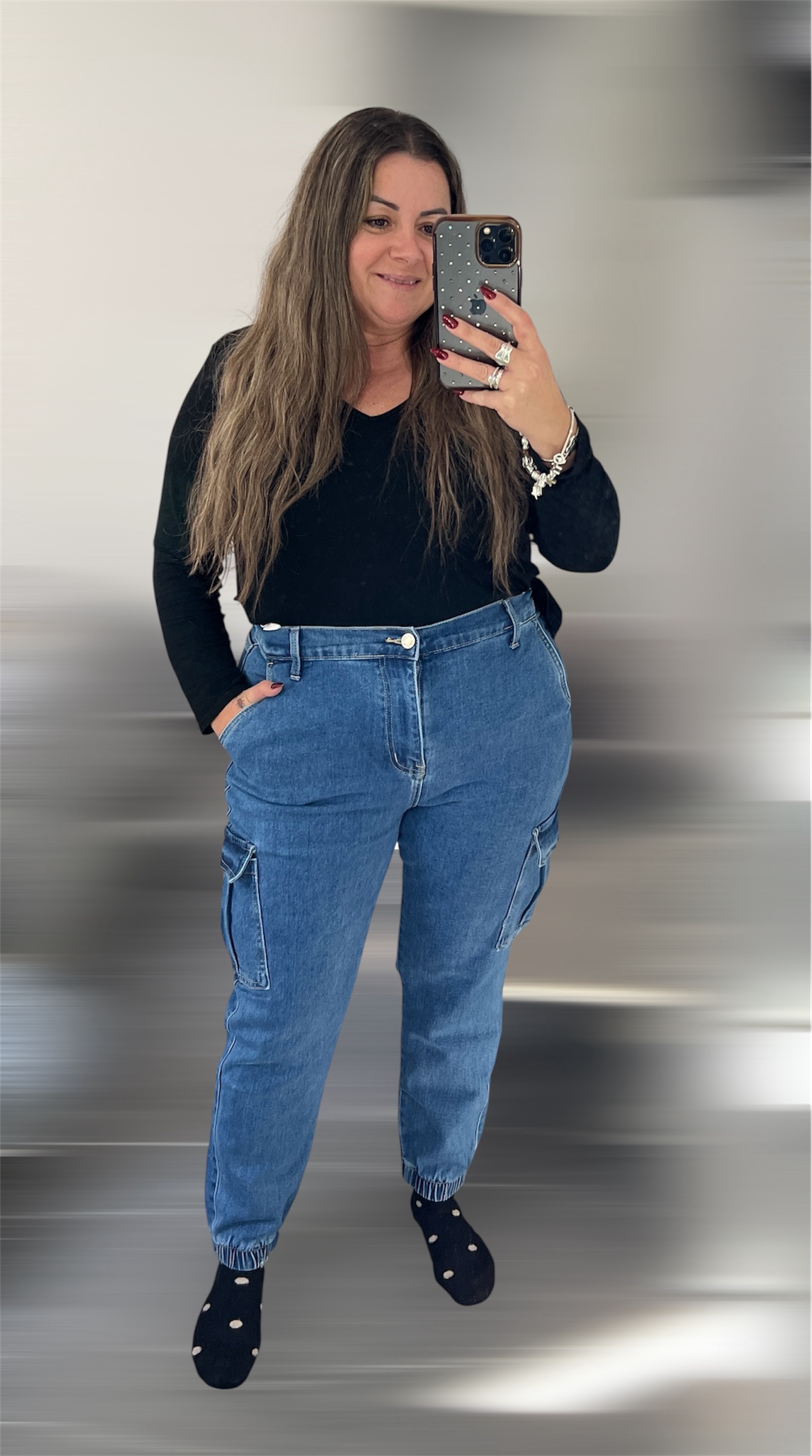 PANTALÓN VAQUERO CARGO
