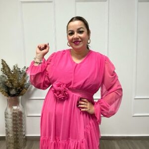 Alternative view of VESTIDO MAR FUCSIA