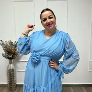 Alternative view of VESTIDO MAR CELESTE