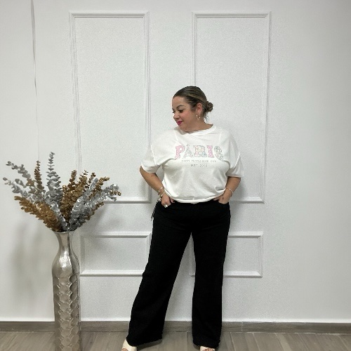 PANTALÓN VAQUERO NEGRO