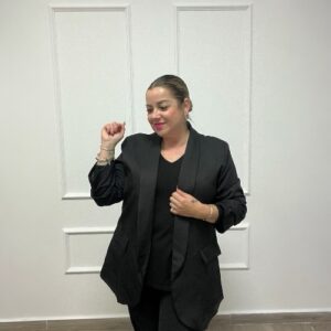 CHAQUETA BLAZER MIARMA NEGRA