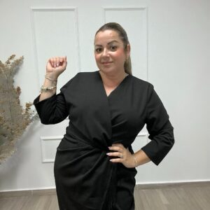 Alternative view of VESTIDO SOLEA NEGRO