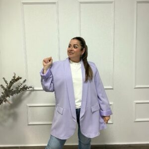 CHAQUETA ELEGANT PLUS MALVA