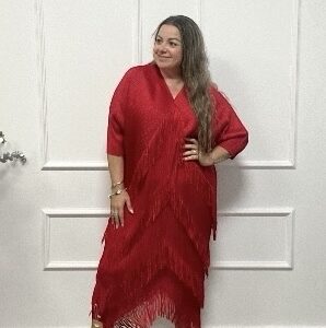 VESTIDO PIRÁMIDE ROJO
