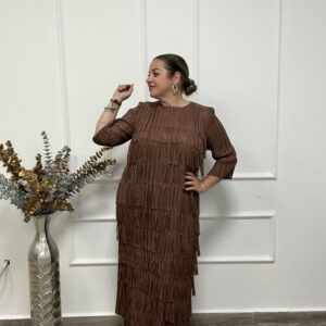 VESTIDO AYAMONTE MARRÓN
