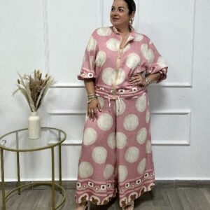 CONJUNTO MONO CON BÓMPER PANTERA ROSA