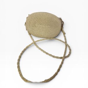 bolso rafia beig