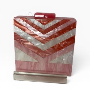 cartera tonos rosas