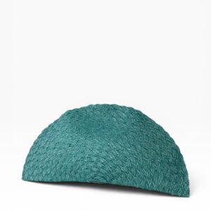 cartera verde agua rafia