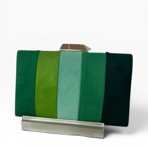 cartera rayas verdes