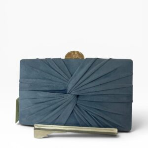 cartera azul nudo