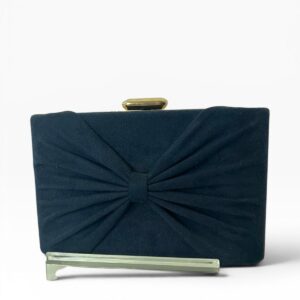 cartera azul lazo