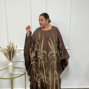 VESTIDO REINA MARRÓN