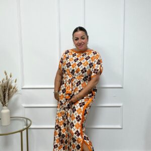 VESTIDO ROMBO