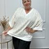 BLUSA LENTEJUELAS BLANCA