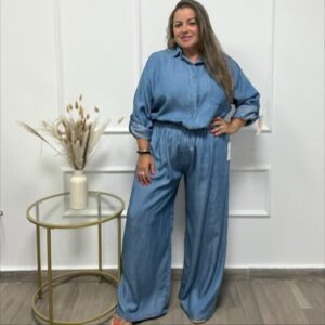 PANTALÓN ANCHO VAQUERO