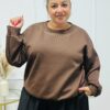 SUDADERA MAR MARRON