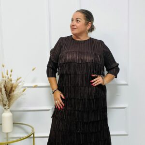 VESTIDO AYAMONTE MARRÓN