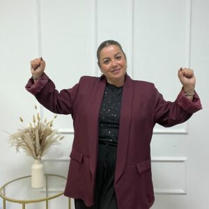 Alternative view of CHAQUETA ELEGAN PLUS BURDEO